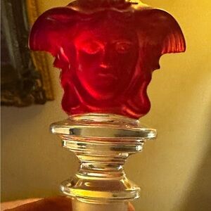 Versace rosenthal crystal bottle stopper